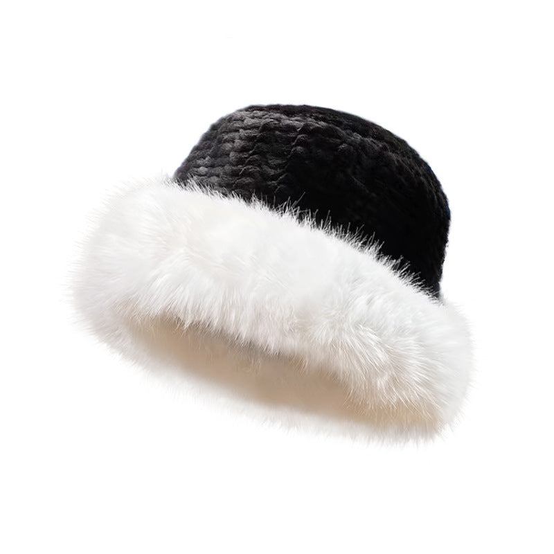 Stylish black winter hat for women