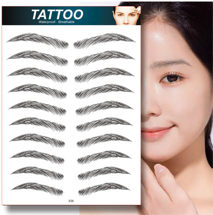 Realistic Temporary Brow Tattoos - Image 3