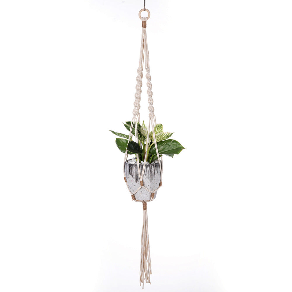 Beautiful cotton rope plant basket - image 8