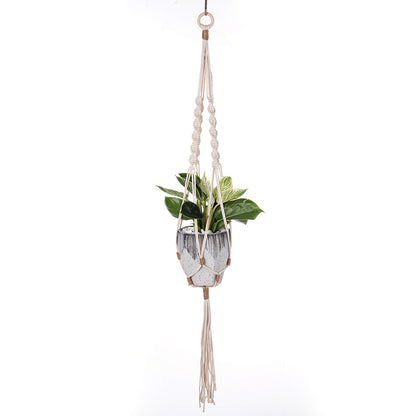 Beautiful cotton rope plant basket - image 8