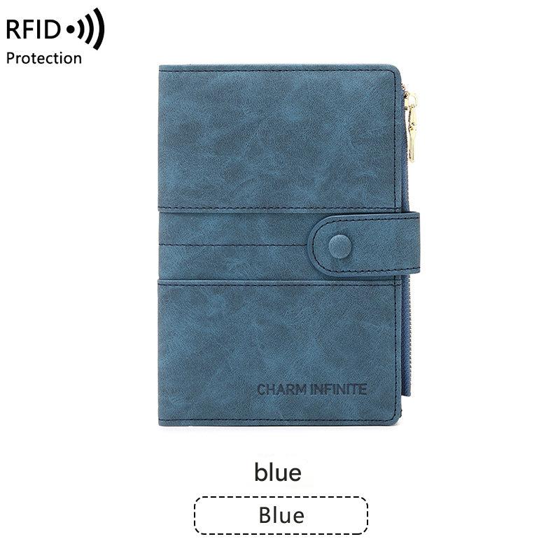 Travel documents organized in passport holder