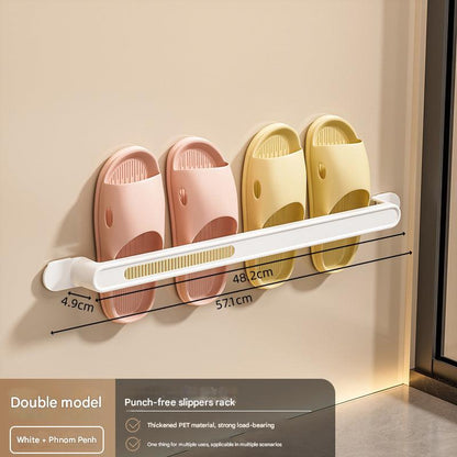 Space-saving wall rack design