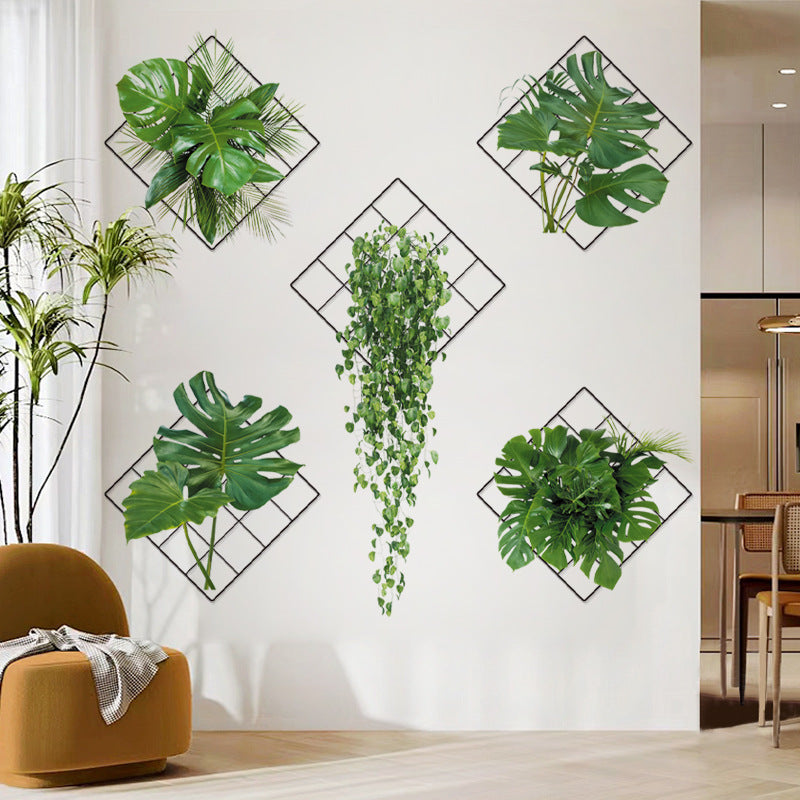 decorative green plant basket for living room