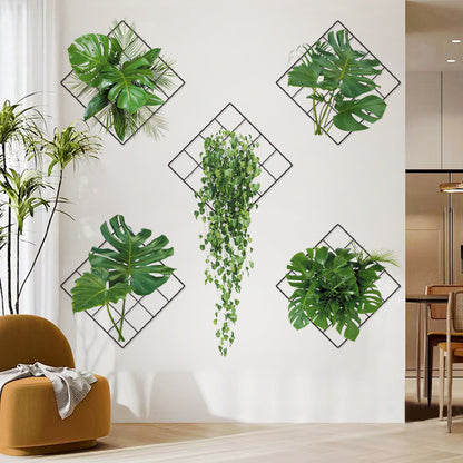 decorative green plant basket for living room