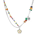 Colorful Beaded Star Necklace
