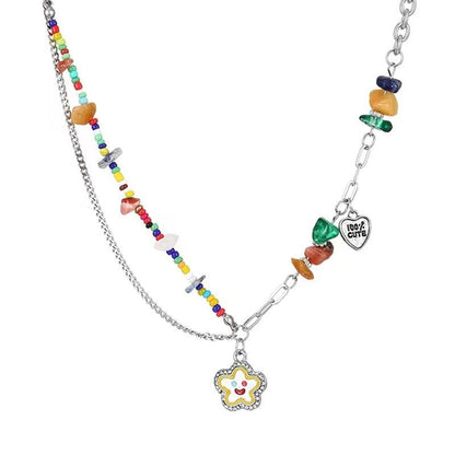 Colorful Beaded Necklace for Women