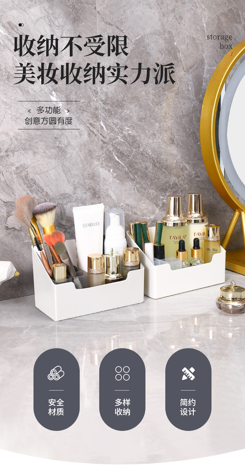 Bathroom storage organizer mounted on wall