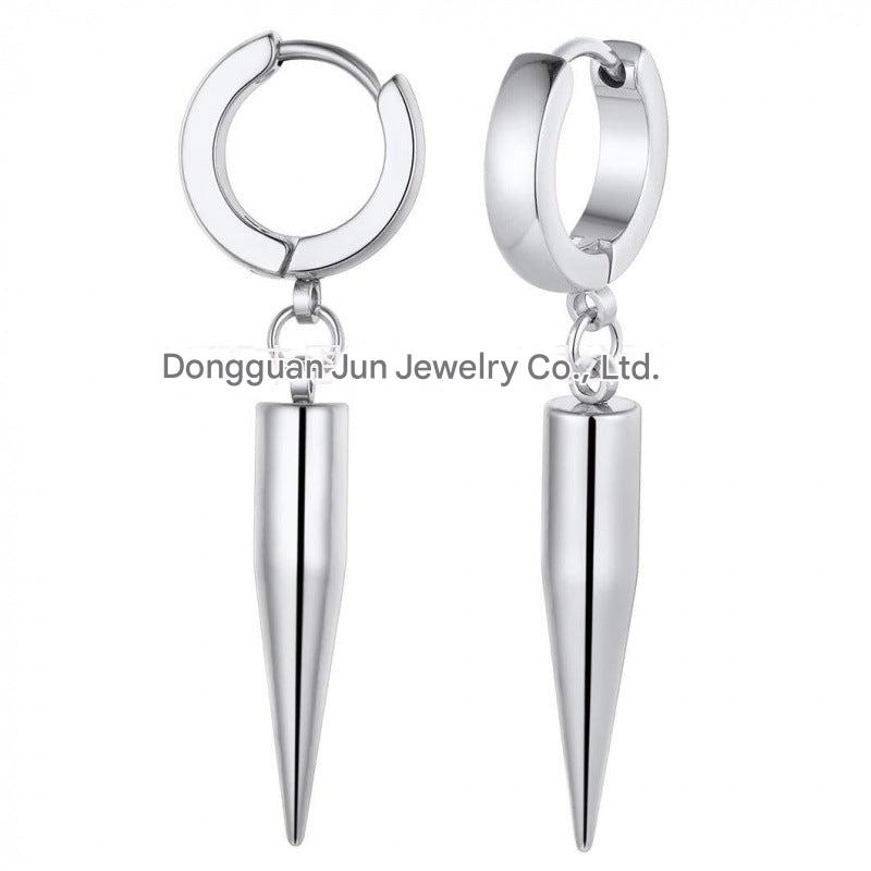 bullet pendant earrings for men image 3