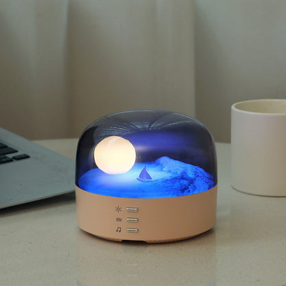 Bluetooth speaker with night light