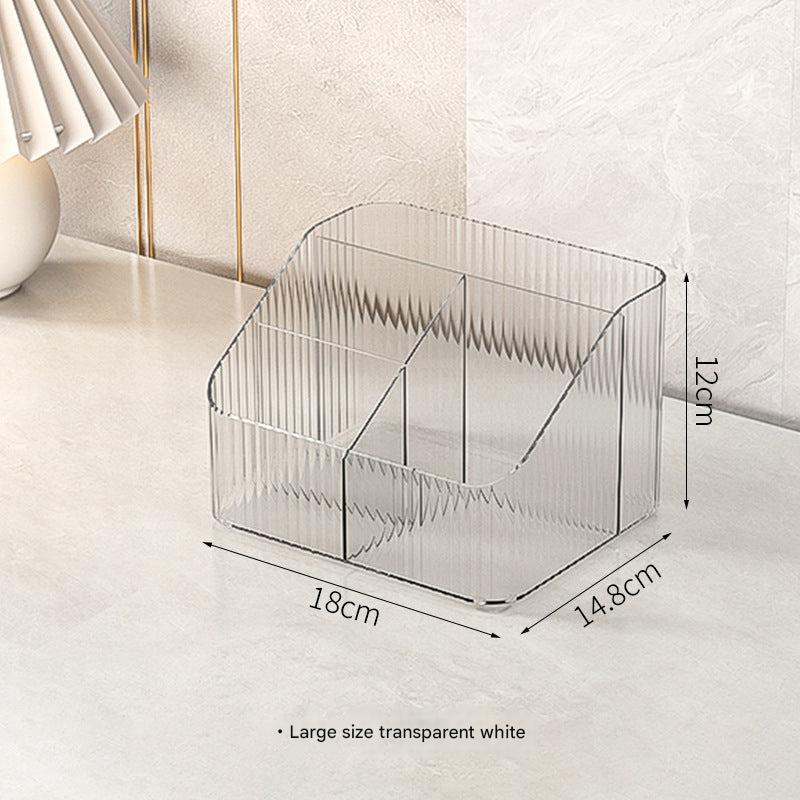 Transparent storage box for cosmetics