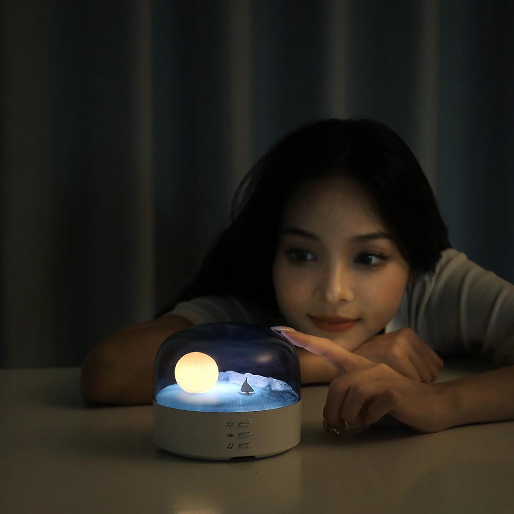 Creative night light speaker