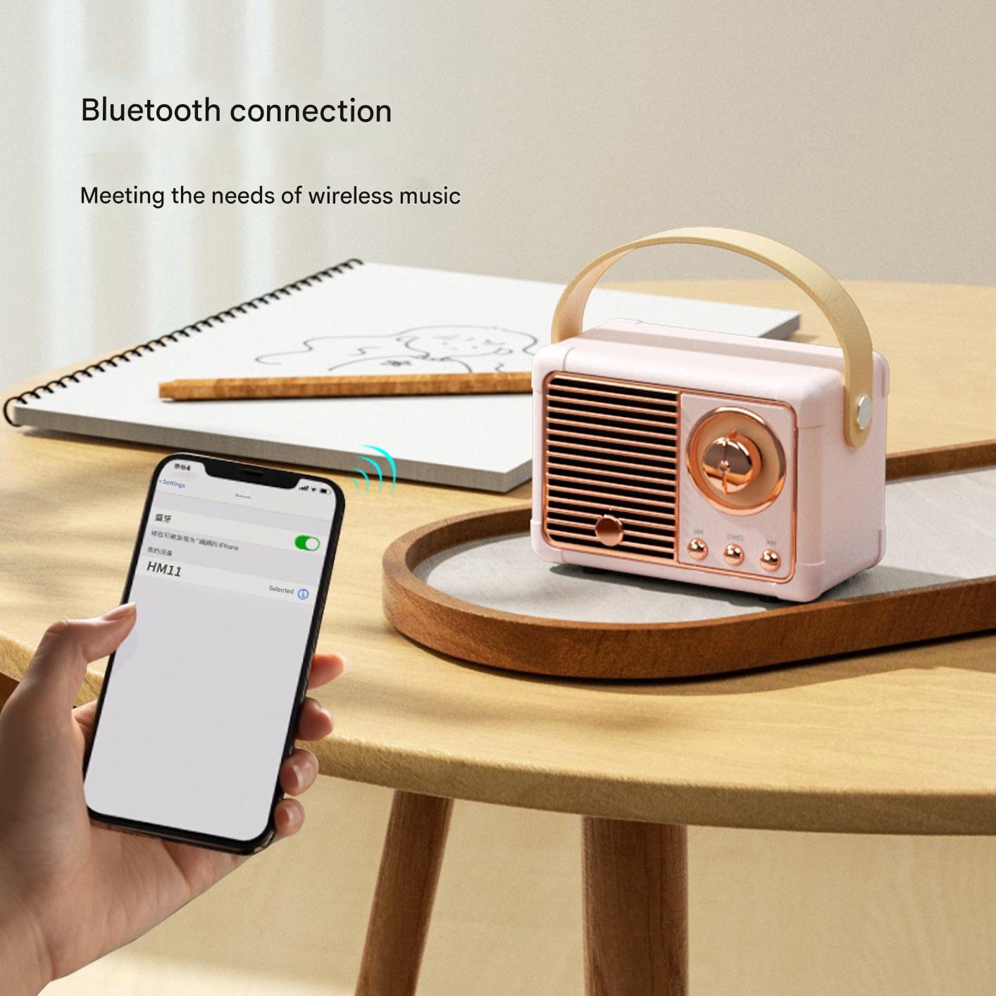 Compact Bluetooth speaker in various colors