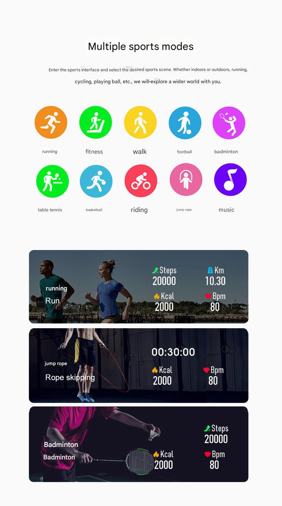 Y9PRO Smart Watch Detailed View