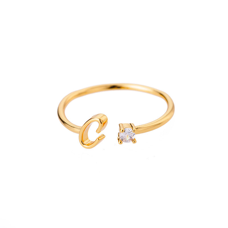customized gold ring for unisex