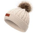 Single Pom-Pom Khaki Hat