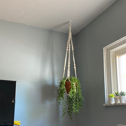 Beautiful cotton rope plant basket - image 8