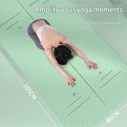 TPE Yoga Mat with Custom Logo Image 3