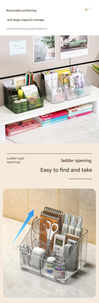 Stylish makeup storage solution for vanity