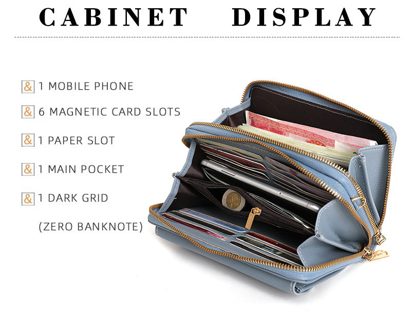 Pink multi-functional women's handbag