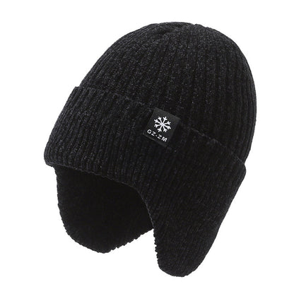 Chenille warm hat for winter protection