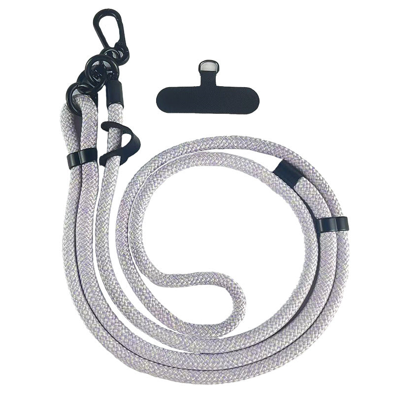 Universal phone lanyard in black