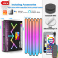 Black Finish, Tuya WiFi & Bluetooth Dual Mode (9-Pack) (Pack of 1)