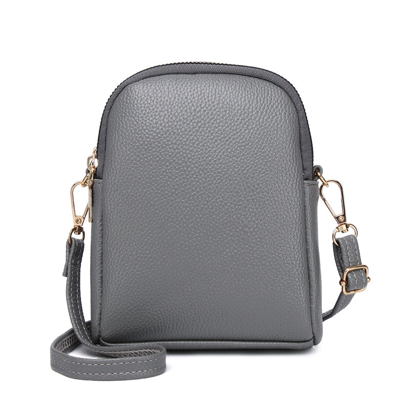 Chic Color-Block Mini Round Bag front view