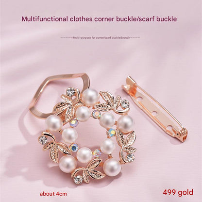 Alloy and Rhinestone Brooch Image 4