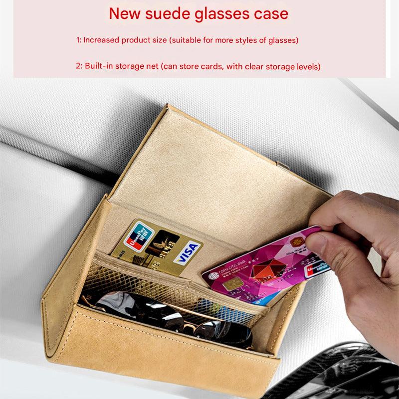 Stylish car accessory for sunglasses