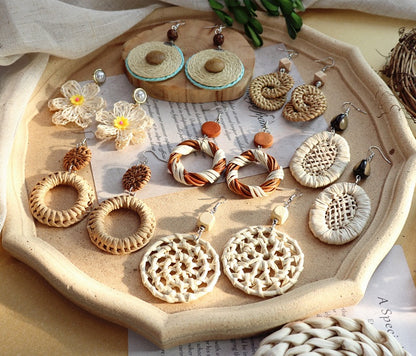 Summer beach fashion long earrings