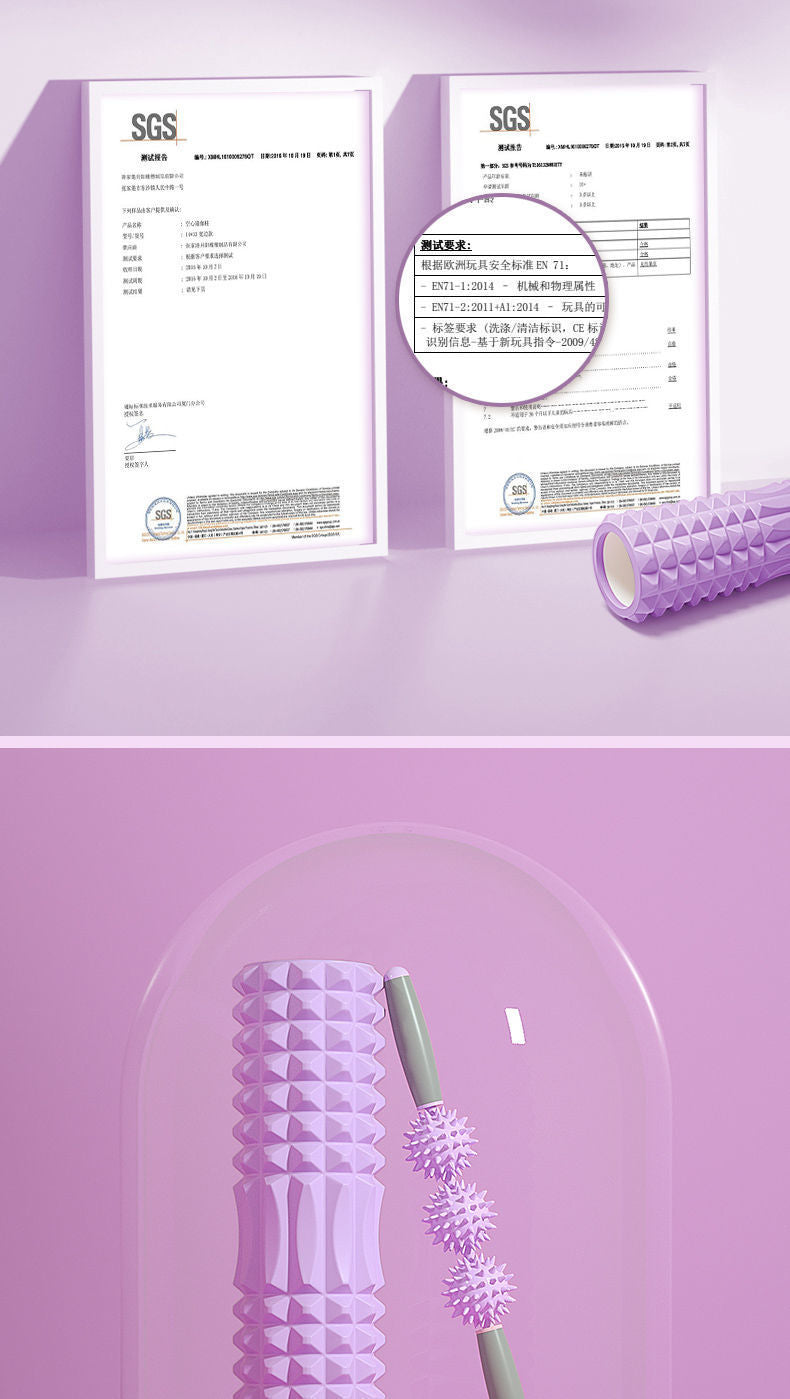 Foam Roller Yoga Stick Purple