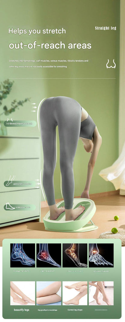 Colorful stretching board for leg muscles