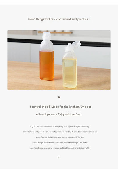 Squeeze oil dispenser bottle image 9