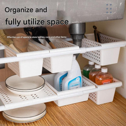No-drill organizer in minimalist design