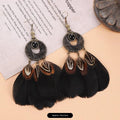 15 - Wrapped Round Black Feather