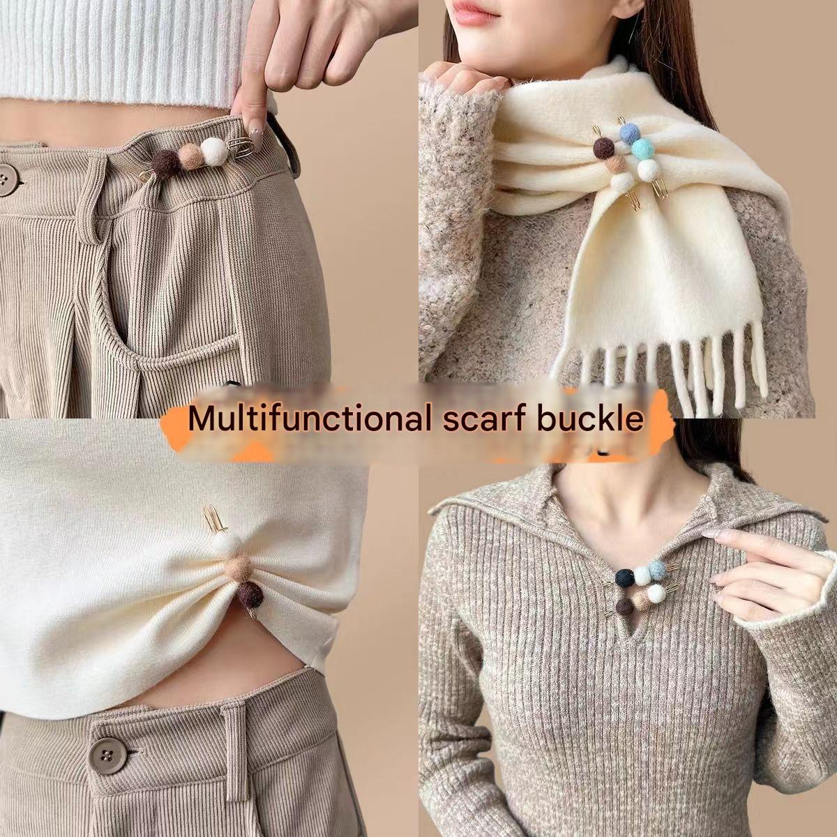 Stylish brooch on outfit