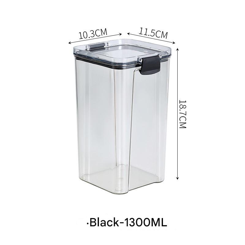 clear plastic kitchen storage container 6