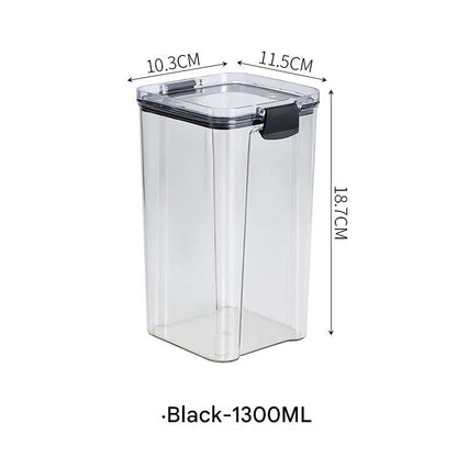 clear plastic kitchen storage container 6
