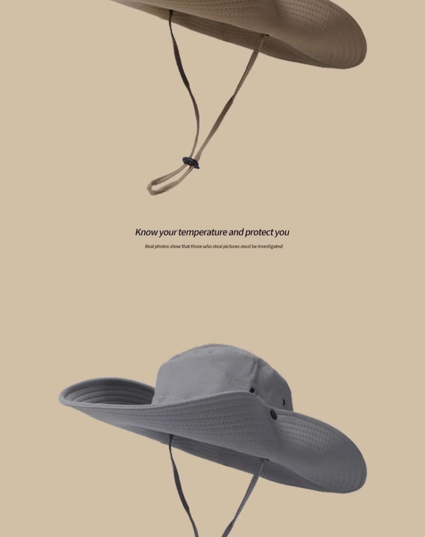 Complementary image of cowboy hat in multiple colors