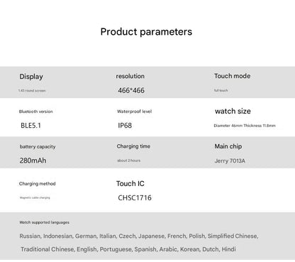 Smart fitness watch displaying health metrics