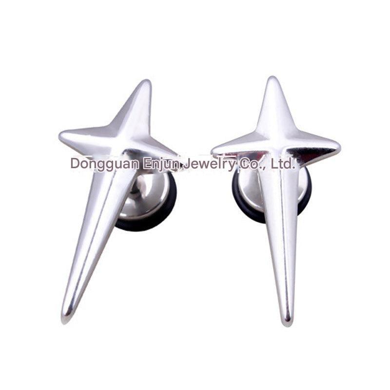 Durable titanium steel earrings for everyday fashion