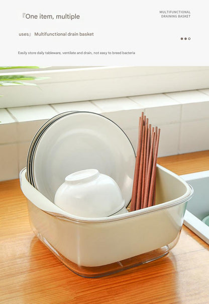 Double Layer Vegetable Washing Basket Image 3