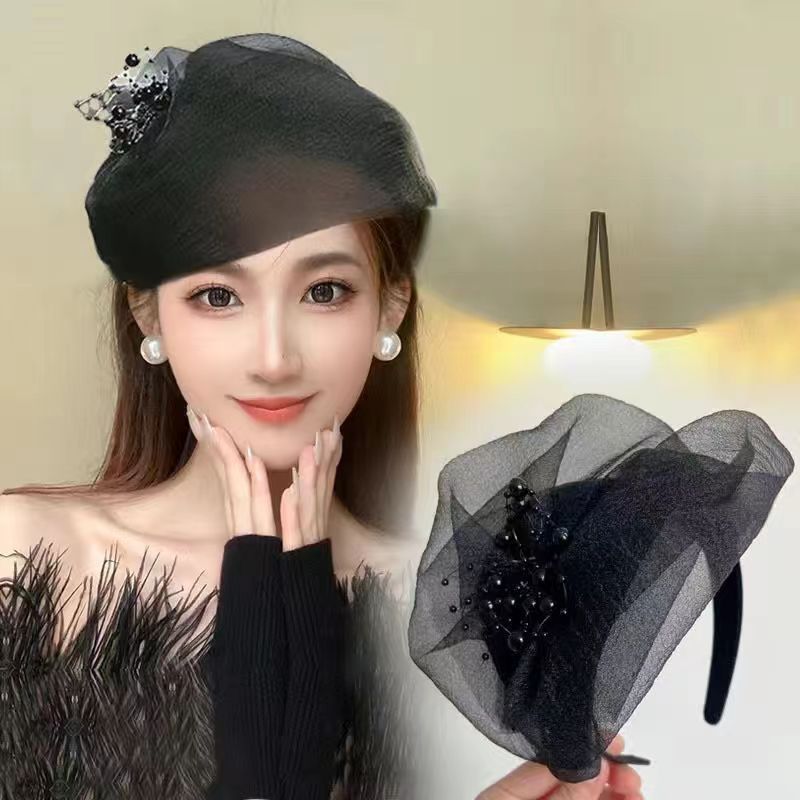 Stylish breathable half hat for women