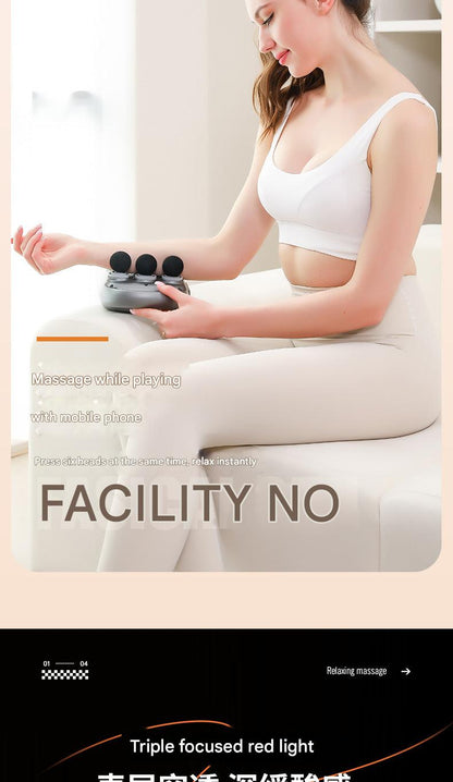 Interchangeable heads for muscle relief