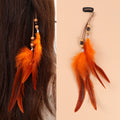 5 - Sunset Orange Feather