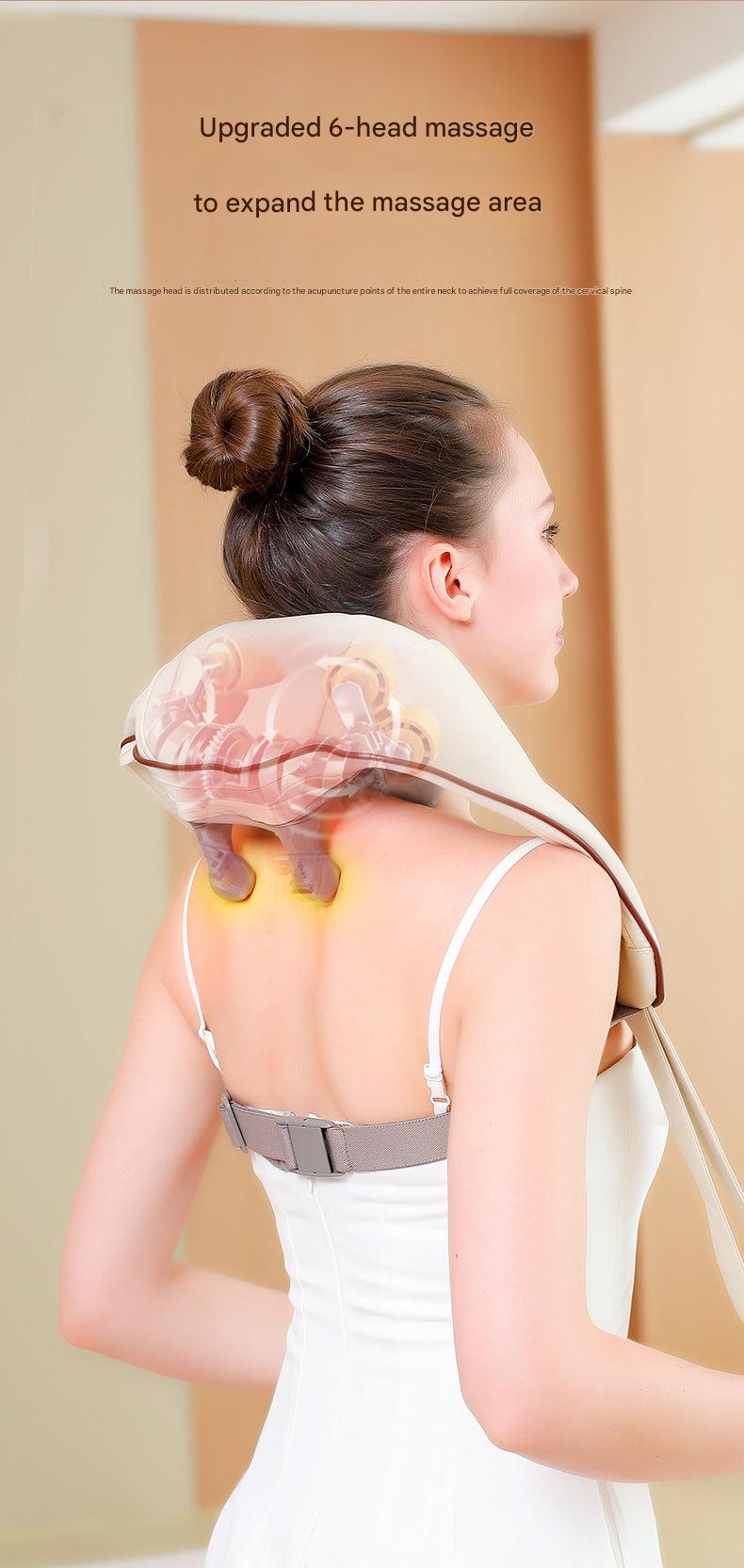 Portable neck and shoulder massager