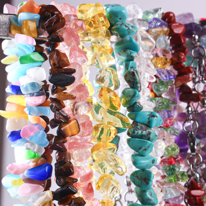 Unique colorful bead necklace image 6