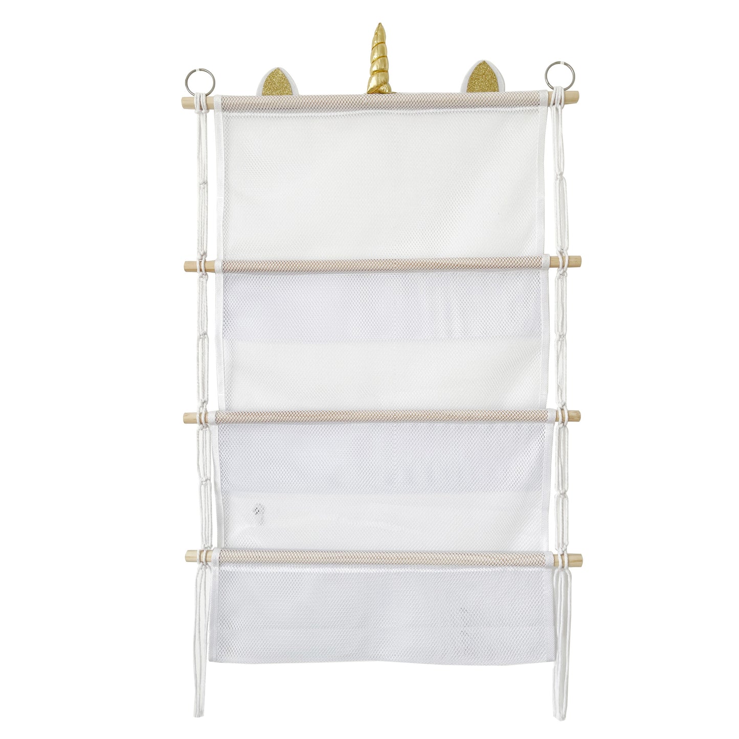 Kids storage rack with books and plush toys