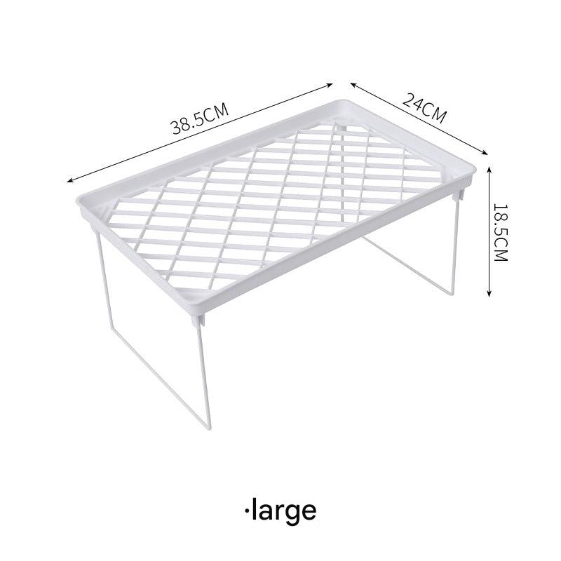 Portable storage shelves for versatile use