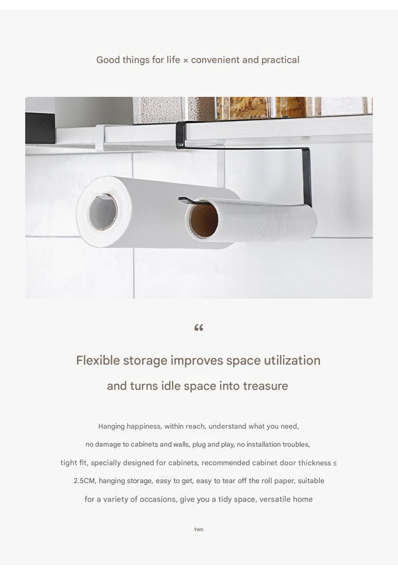 white modern kitchen organizer